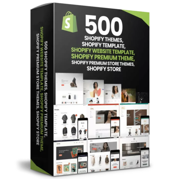 500+Premium Shopify Themes & Templates